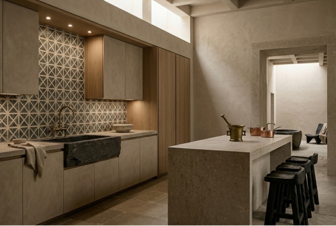 Cenefa 1000 Verde 10×33 · Precorte 33×33 — cocina